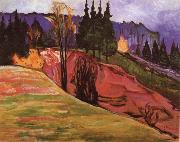 Edvard Munch Forest oil on canvas